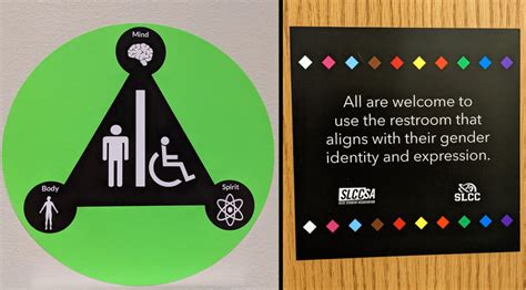 inclusive signage.